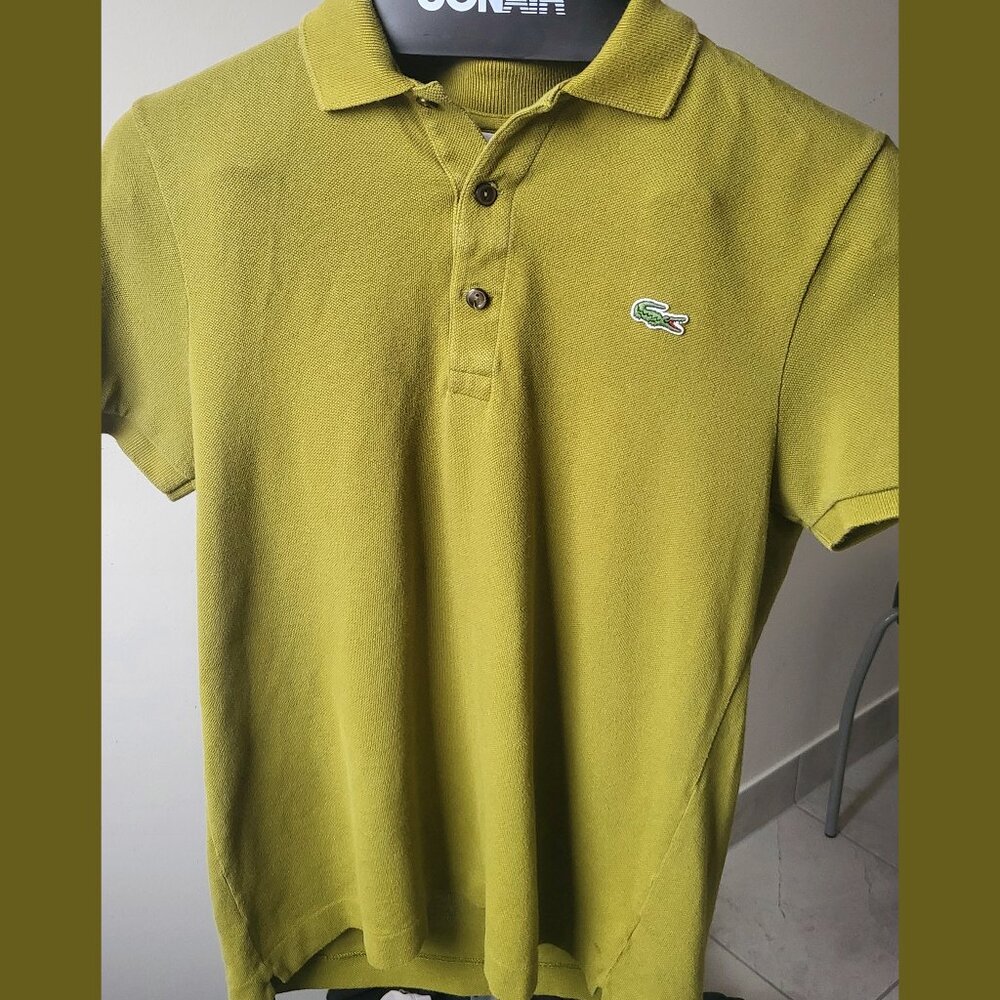 Green Lacoste Polo Shirt